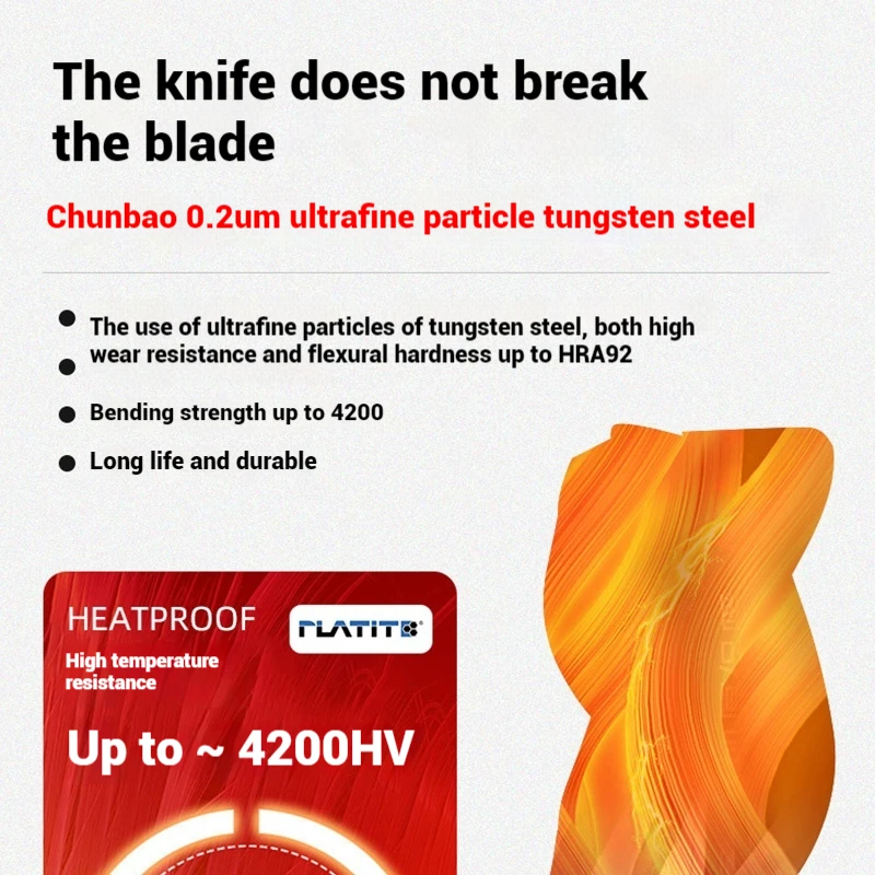 Fresa per raggio angolare R Bullnose CNC Lavorazione dell'acciaio al tungsteno Strumento per router di metalli 3 flauti R0.5 R1 R2 R3 Taglierina in metallo duro per alluminio