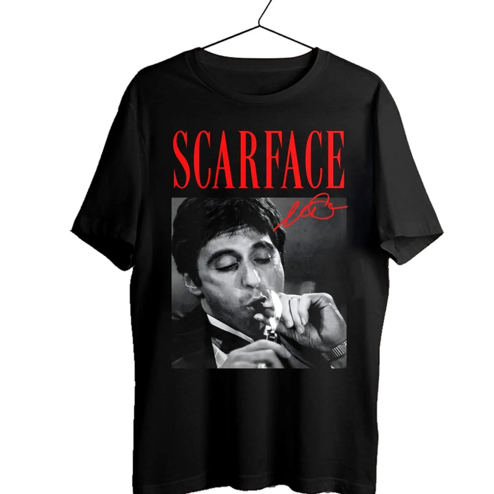 Футболка Hot Scarface для фанатов, черная, с длинным или коротким рукавом, все размеры, P500