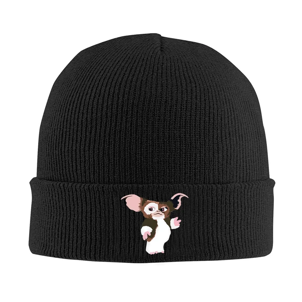 Gremlin criatura ondeando personaje de dibujos animados hombres mujeres Unisex sombrero de punto gorro Jersey gorra invierno térmico cálido Navidad al aire libre