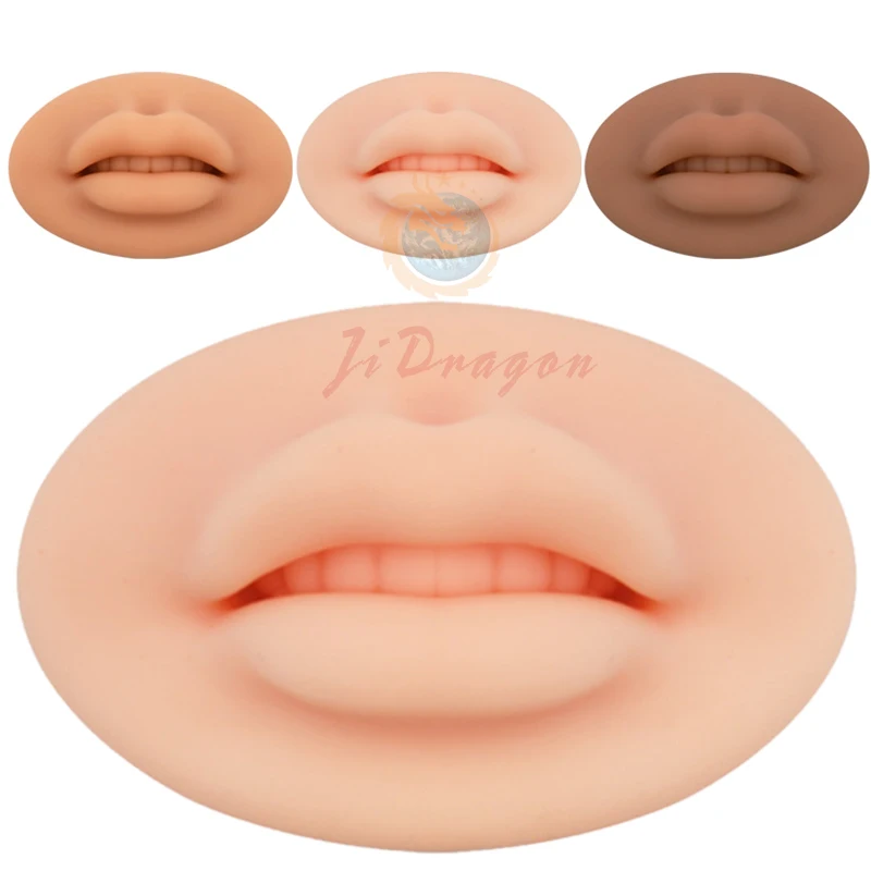 

Lip Tattoo Practice Skin 5D Silicone For Permanent Makeup Microblading Tattoo Beginner Artists Lip Blush PMU Training Supplies