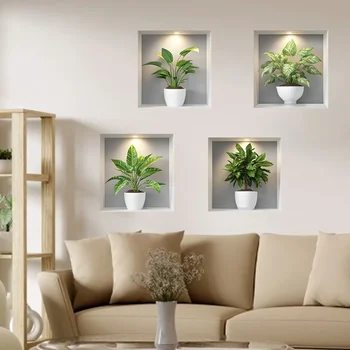 Tropical Plant Wall Sticker Set 2