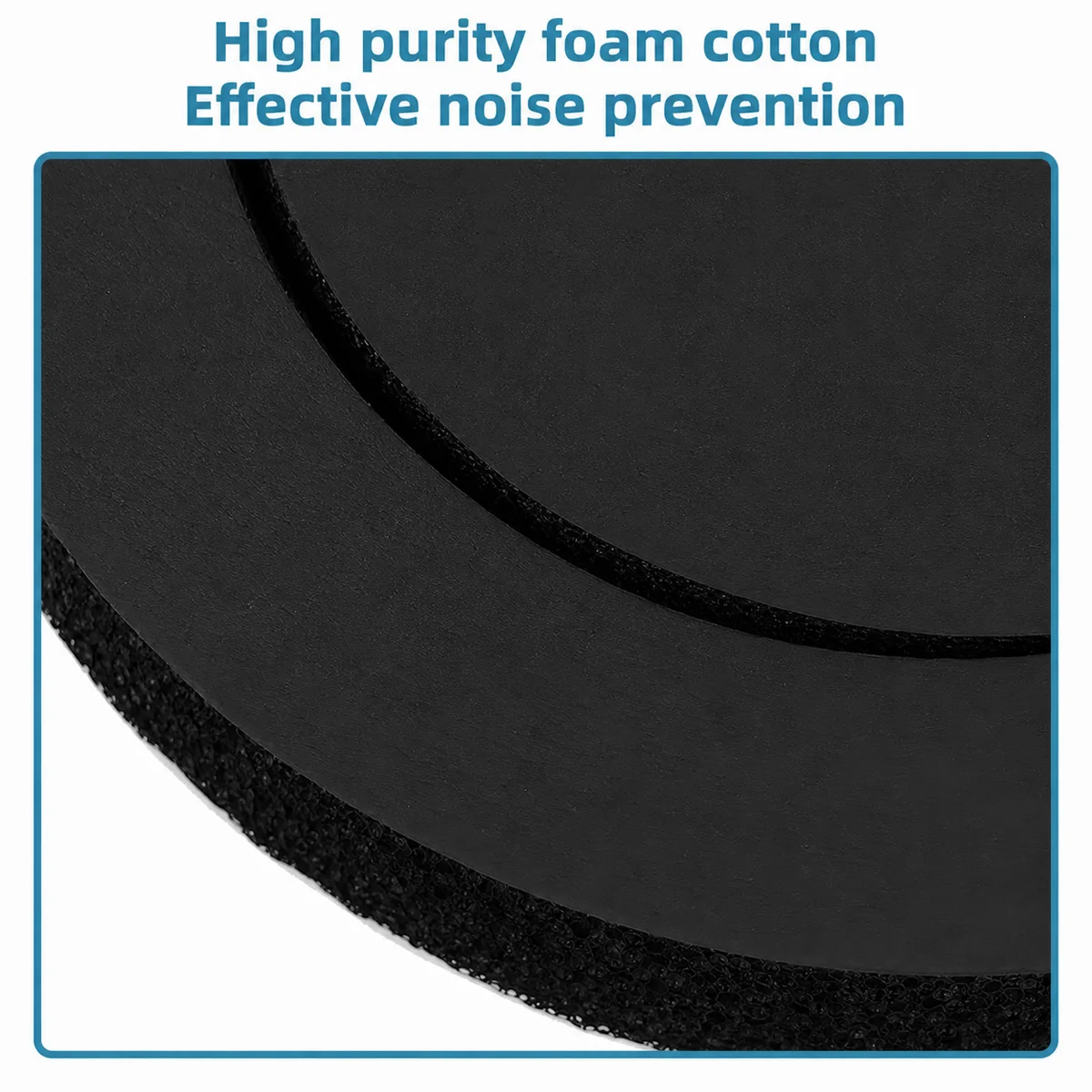 Lanke 1/2/4PCS Car Speaker Sponge Pad Sound Insulation Ring Shock Foam Gasket For Car Audio Speaker Improve Sound Quality