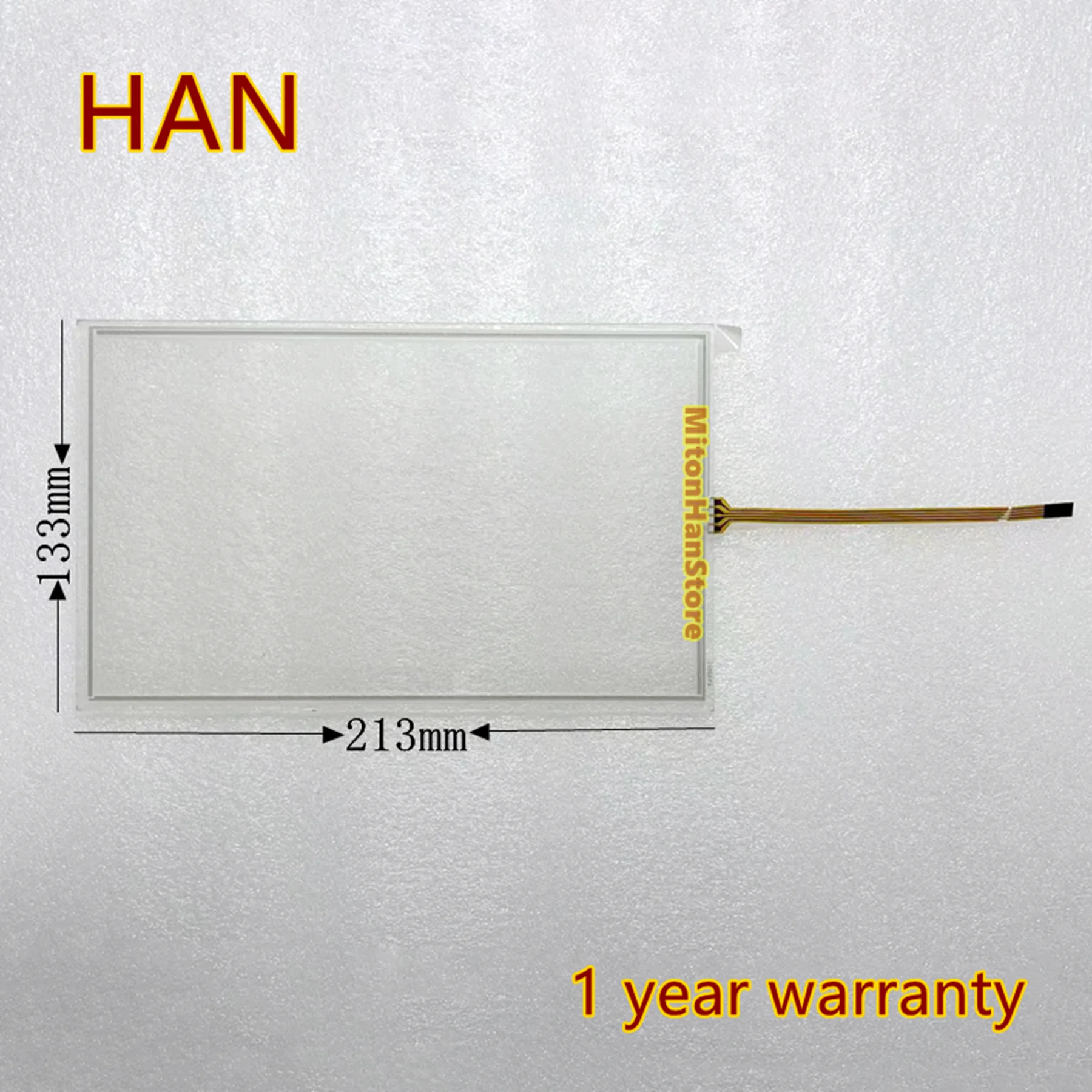 AMT10743 91-10743-000 Touch Panel Screen Digitizer AMT 10743 Protective Film Overlay - Image 2