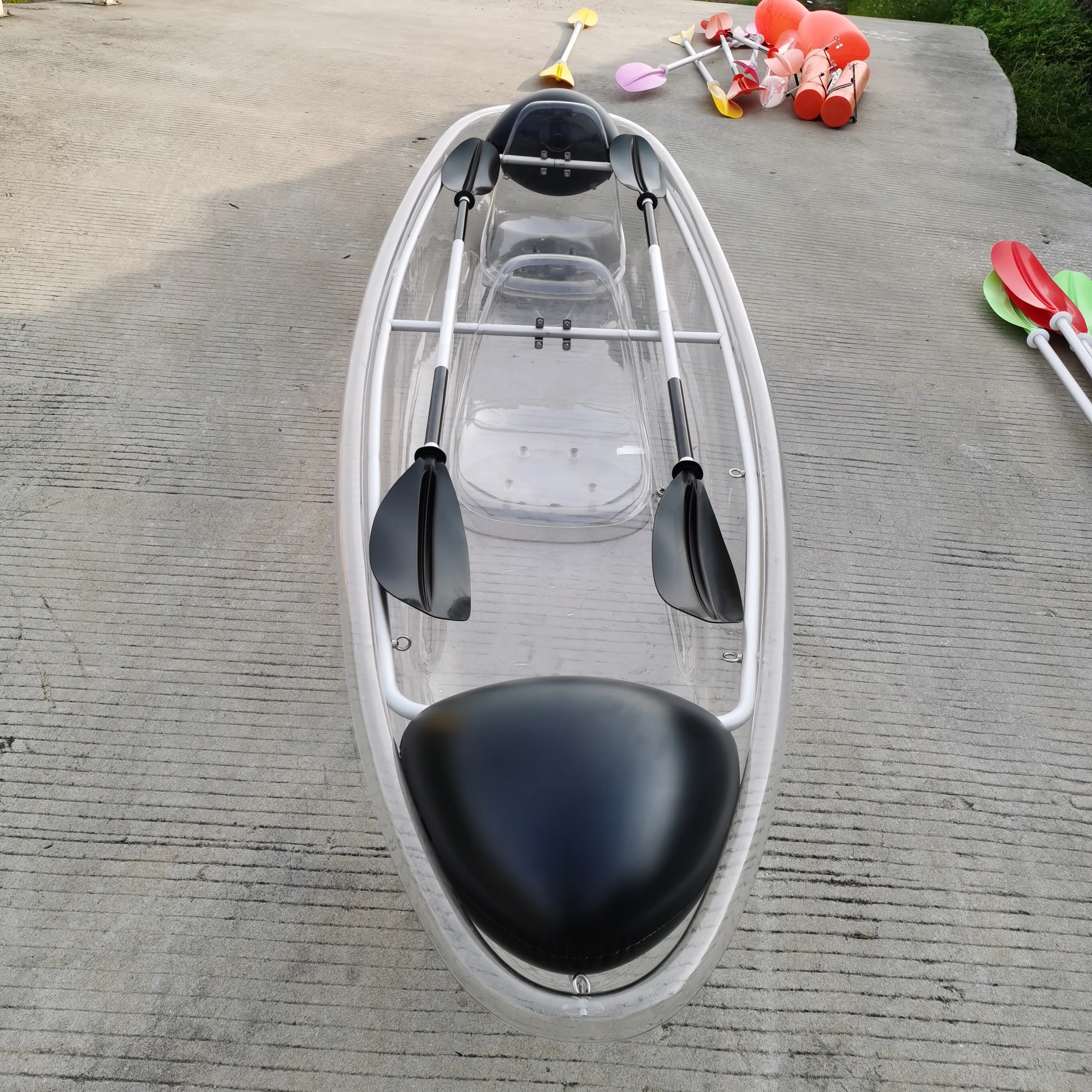 

Wholesale High Quality Small Plastic Rowing Boat - Transparent 2 Person Canoe Kayak, Ideal for Bulk Outdoor Gear Orders