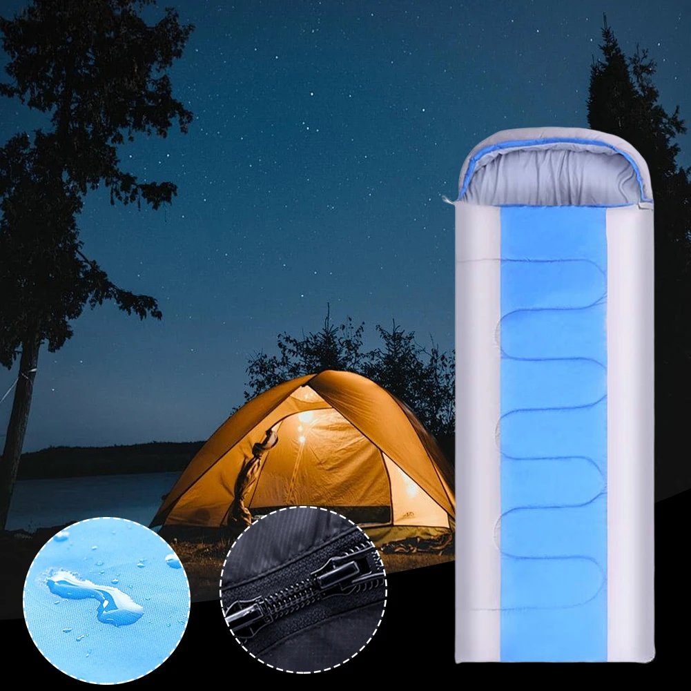 Portable Camping Sleeping Bag Adults Children Lightweight Waterproof Warm Envelope Backpacking for Outdoor Camping Travel Hiking