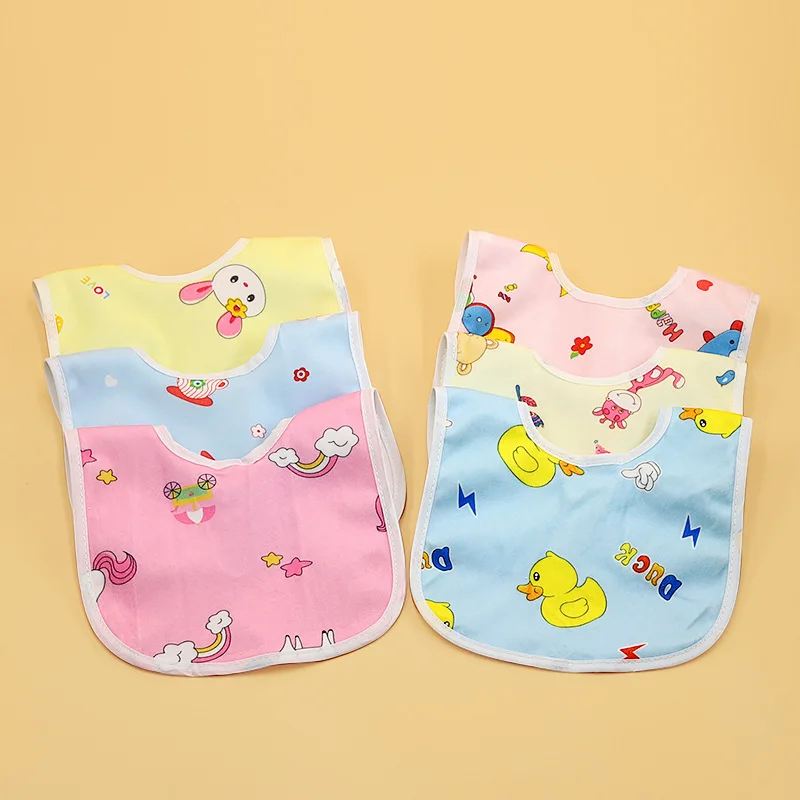 Baby crystal velvet mouth water towel bib with U-shaped buckle waterproof bib