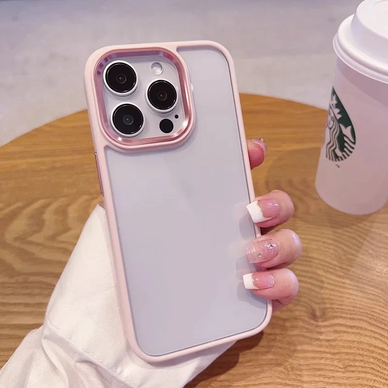 Luxury Transparent Phone Case For iPhone 11 12 13 14 15 16 17 Pro Max Plus Air Clear Shockproof Bumper Cases Cover - náhled 5