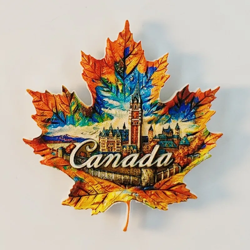 Canada Refrigerator Stickers Niagara Falls Tourist Souvenirs Vancouver Fridge Magnets Home Decoration Birthday Gifts