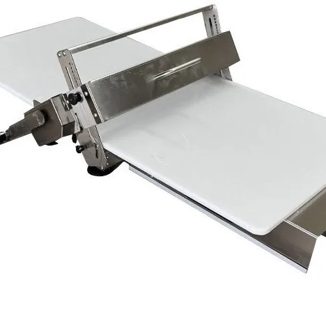 Manual Dough Sheeter Machine Stainless Steel Hand‑crank Dough Roller For Pizza Pastry Croissant Bakery Use