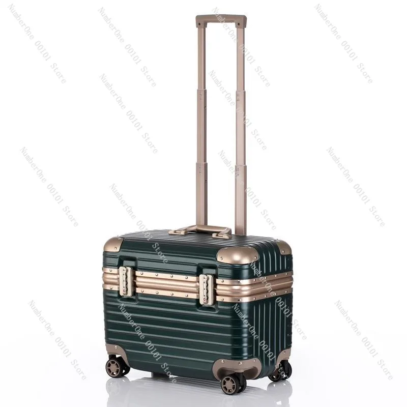 

Premium Flip Top Photography Travel Case PC Hard Shell Aluminum Frame Carry On Tool Box Password Lock Trolley Luggage