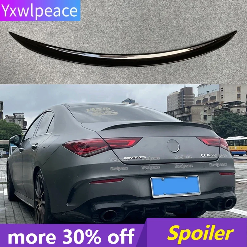 

For Mercedes-Benz CLA-class W118 2020 2021 2022 Spoiler CLA180 200 220 250 260 Rear Trunk Lip Spoiler Body Kit Accessories