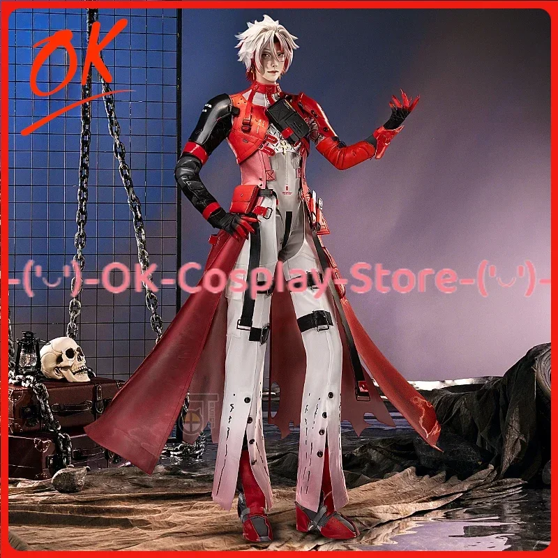 [Customized] Game Wuthering Waves Scar Cosplay Costume Chinese Ancient Clothes Halloween Carnival Party Uniform Roleplay Suits