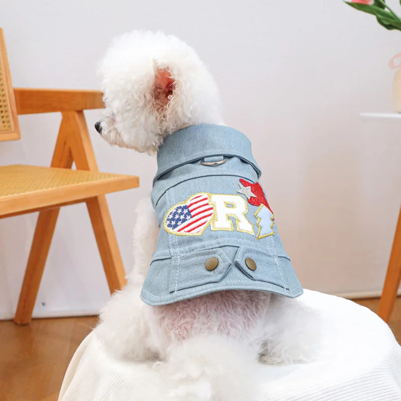 

Pet Circle Pet Clothes Dog Cat Apparel American Star Denim Jacket