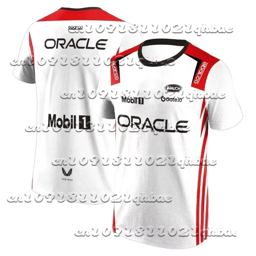 

2025 F1 Racing Outdoor Extreme Sports Fast Drying Bicycle Motorcycle Clothing Verstappen No.1 Shirt Red Animal Bull Short Sleeve