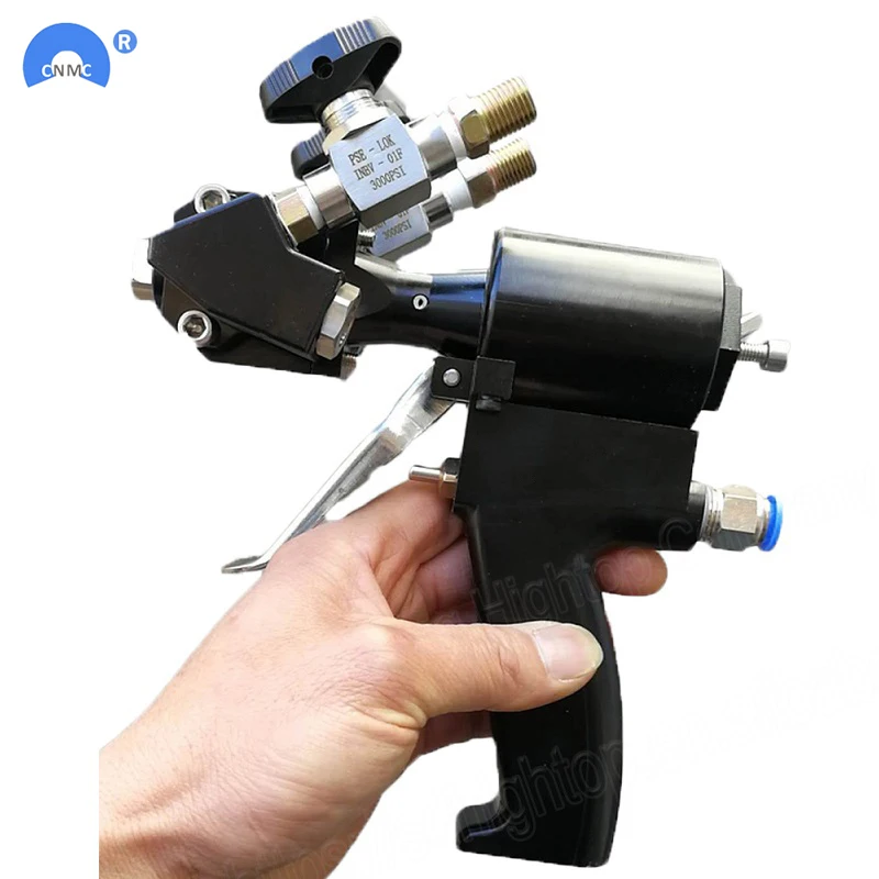 Polyurethane Foam Spray Gun P2 Air Purge PU Foaming Injection AB Two-component High Pressure Coating Spray Gun