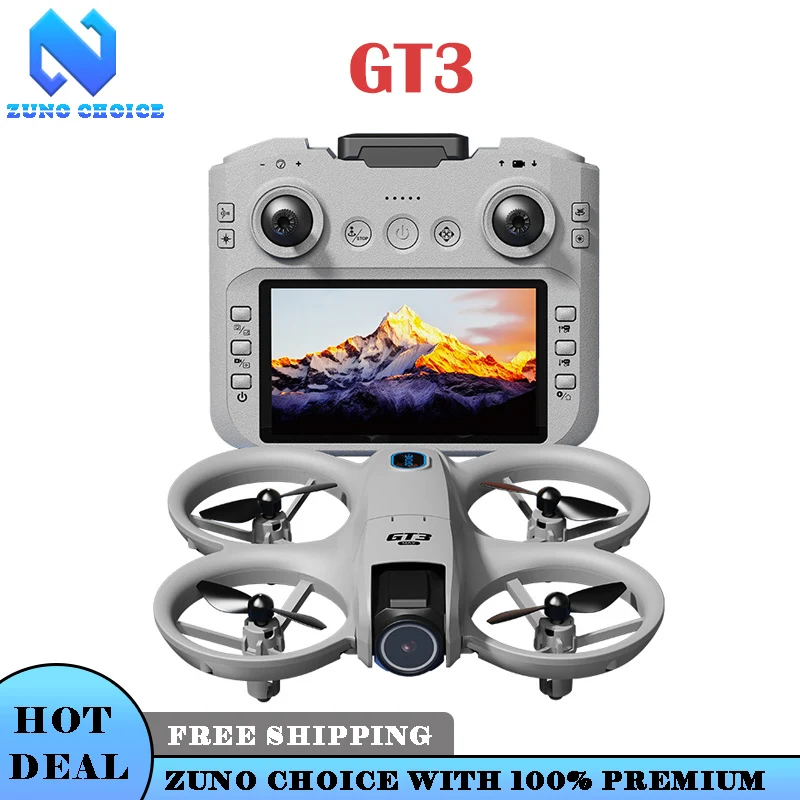 V66 Zuno GT3MAX Мини Дрон 4K Профессия HD Широкоугольная Камера RC Дрон Удержание Высоты Вертолет Складной Квадрокоптер Детские Игрушки Подарки