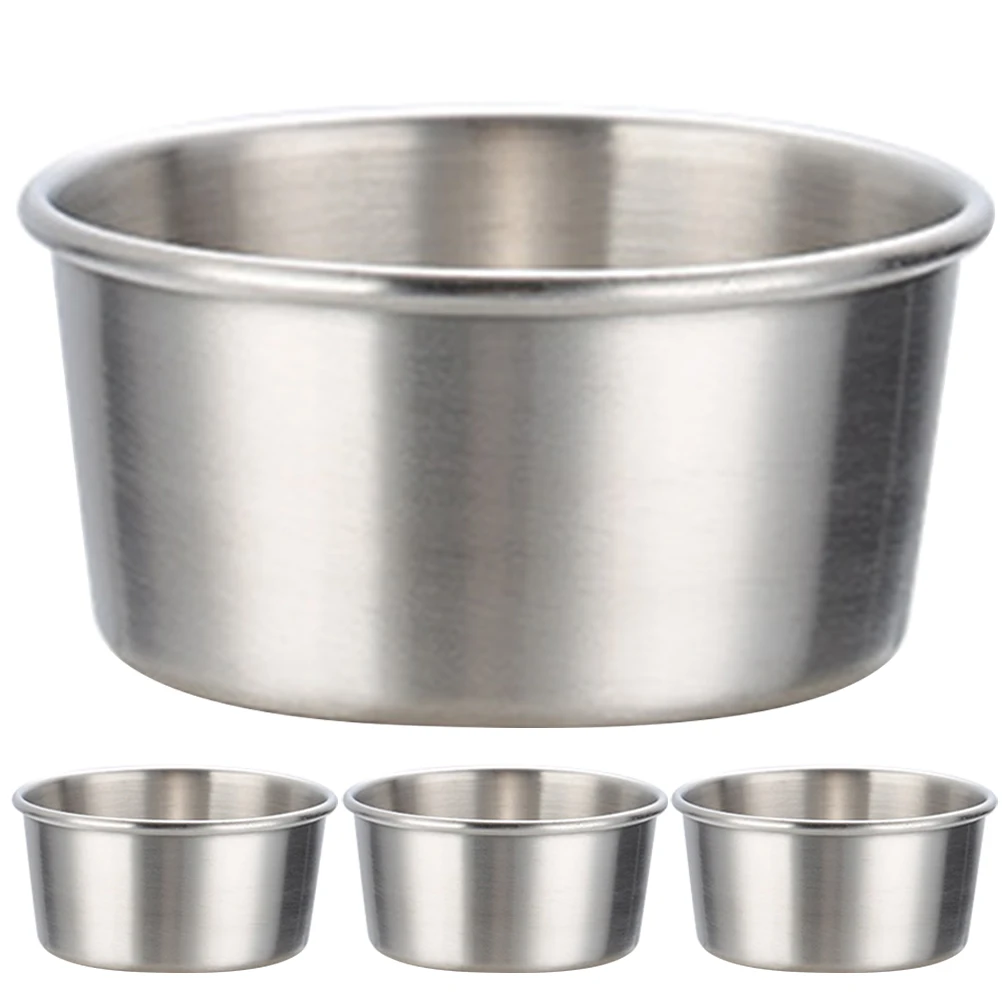 

4 Pcs Cups Supplies Multi function Containers for Household Sauce Cup Kitchen Household Easy Kitchen Sauce Holder Clean