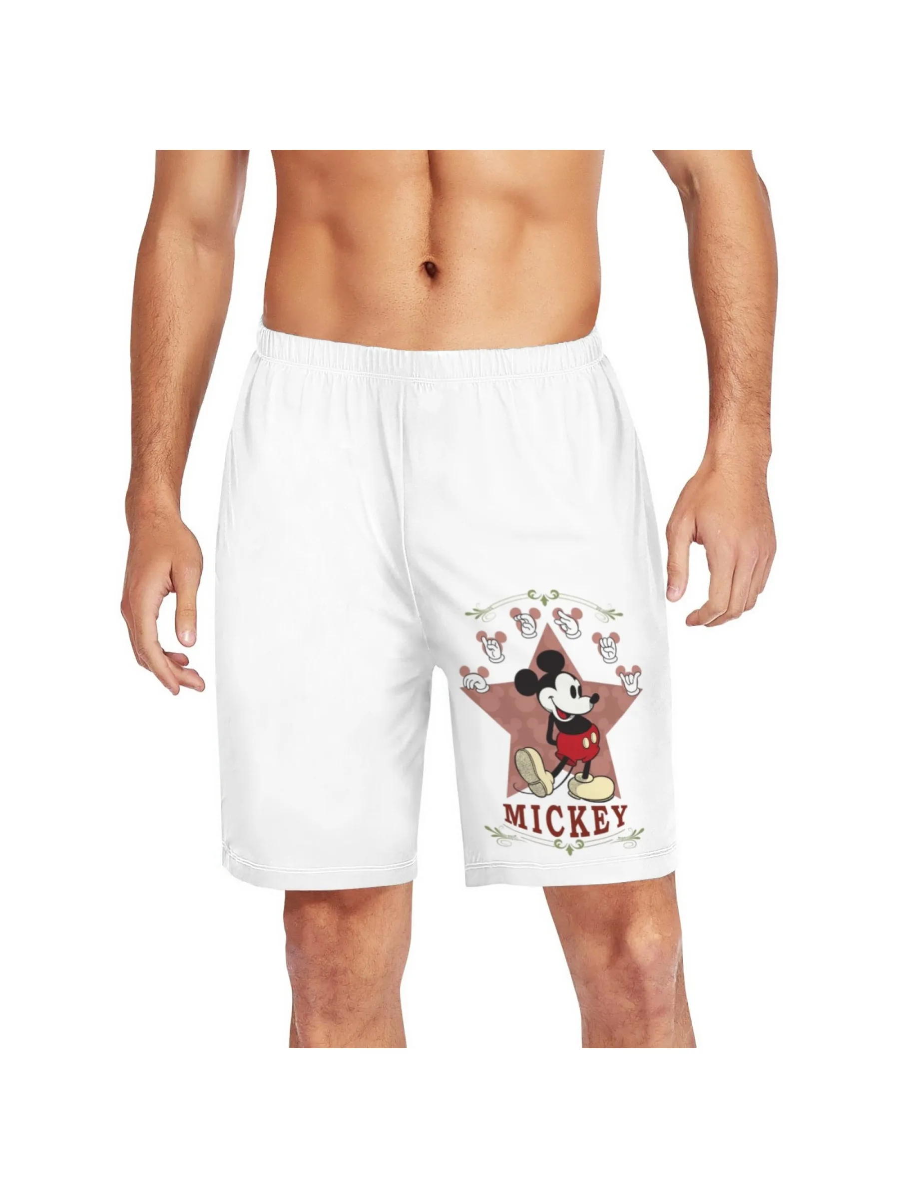 Męskie szorty letnie na co dzień są odpowiednie do noszenia w rodzinie i na świeżym powietrzu. Wygodne i dobrze dopasowane szorty z wzorzystym wzorem