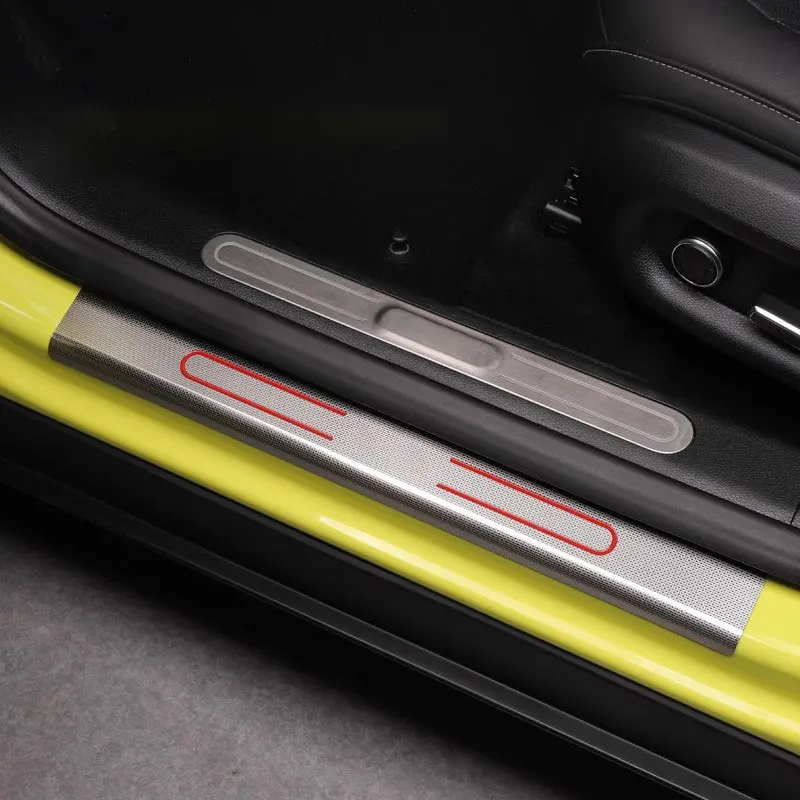 

Car Stainless Steel Interior Exterior Door Sill Strips Welcome Pedal Decorative Stickers For Smart Elf 1 # Car Styling
