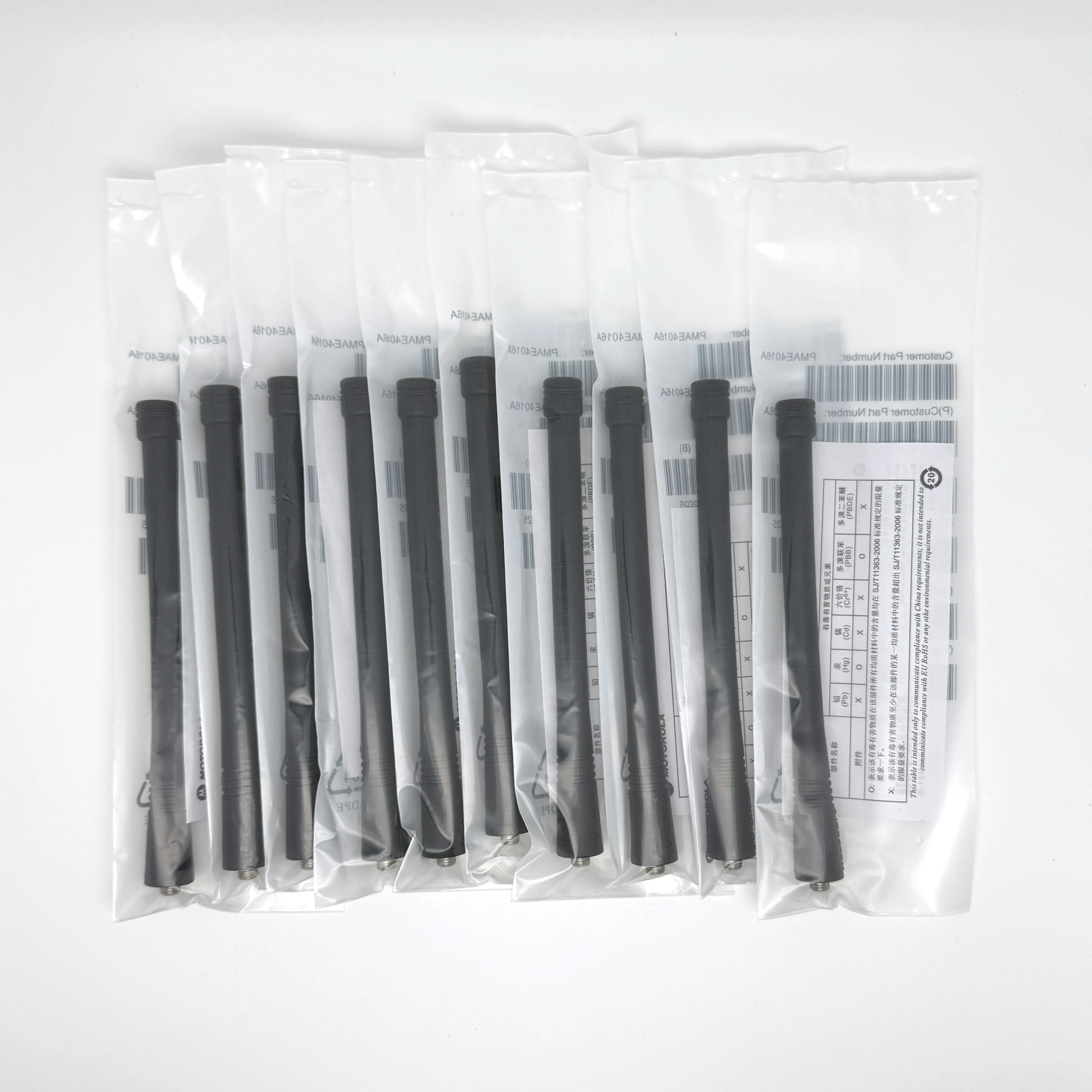 

5/10/50pcs VHF 136-174 MHz Antenna for Motorola Radios GP88 GP88S GP328 GP338 GP338 GP140 HT750 CP200 HT1250 EP450 6Inch