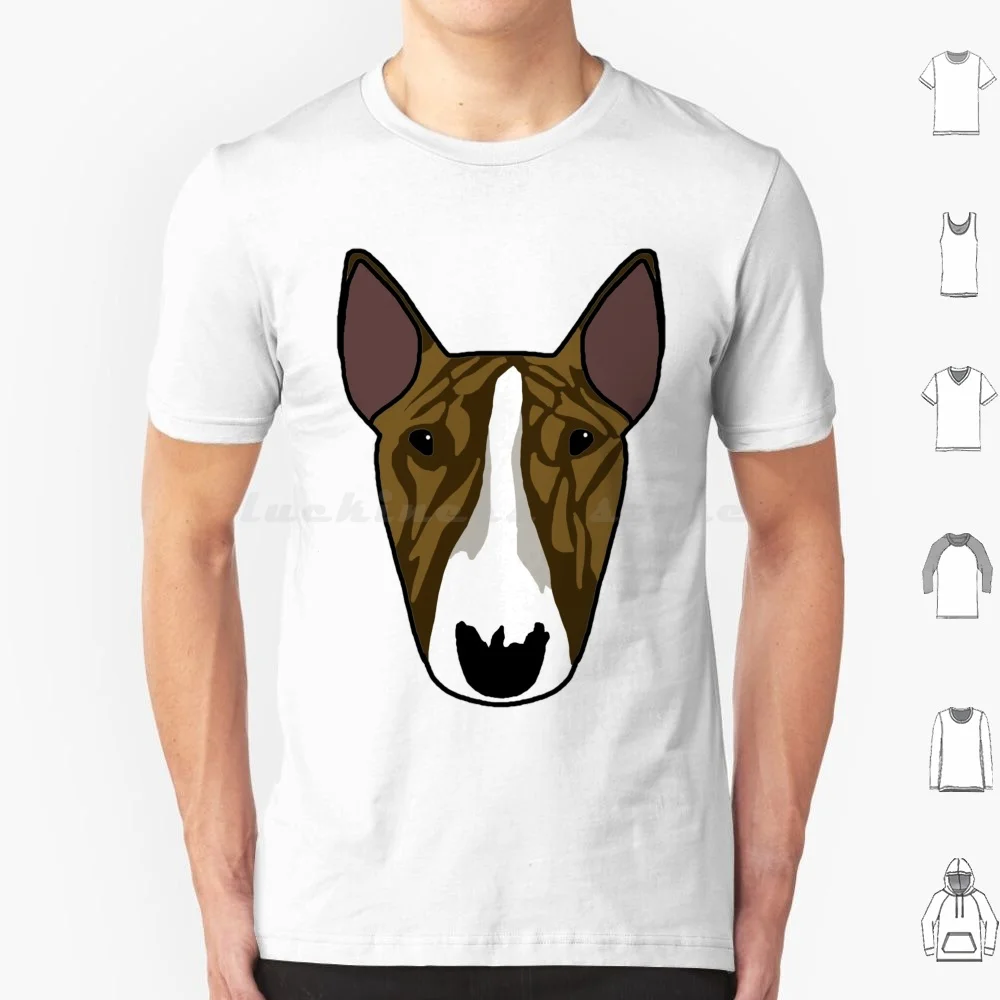 Hoon-It The Bull Terrier camiseta tamaño grande 100% algodón Emilydevineart Bullterrier Ebt inglés Bull Terrier perro Bull Terrier