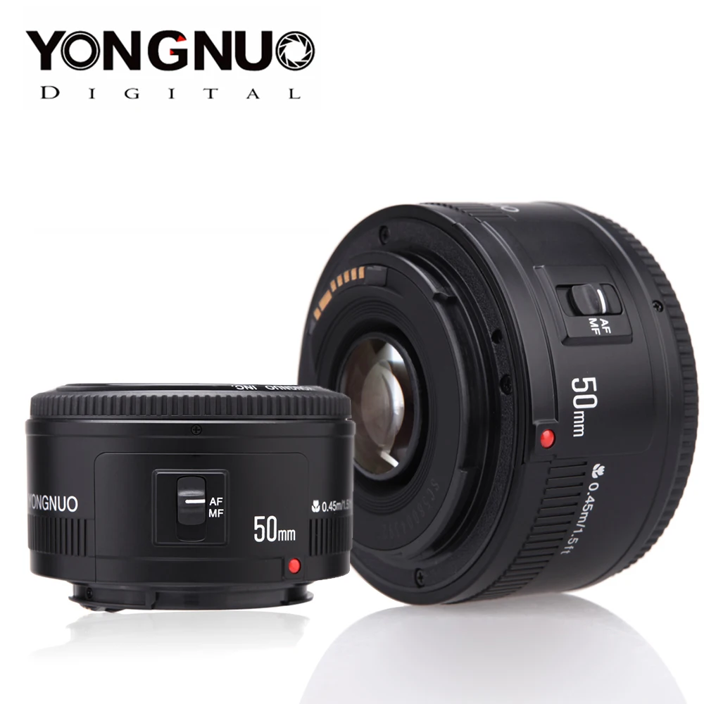 YONGNUO YN50mm f1.8 YN EF 50mm f/1.8 AF Len YN50 Aperture Auto Focus Len for Canon EOS 60D 70D 5D2 5D3 600d DSLR Cameras