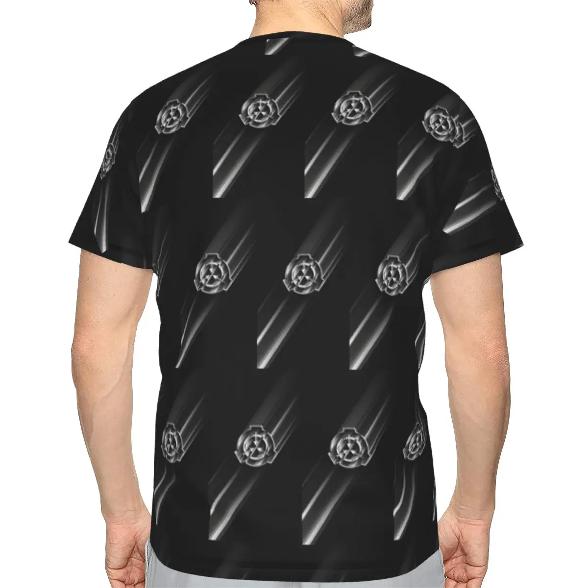 SCP Foundation MTF 100% Cotton T-Shirt Men'sFashion T Shirts Men Round Neck Short Sleeve