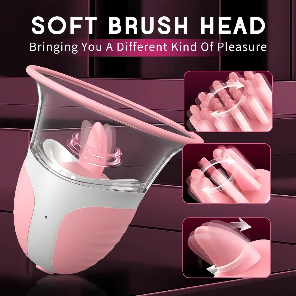 Breast Massage Nipple Sucking Vibrator  10 Vibration Rotation Modes Strong Manual Sucking Stimulator  Female Breast Stimulator view 4