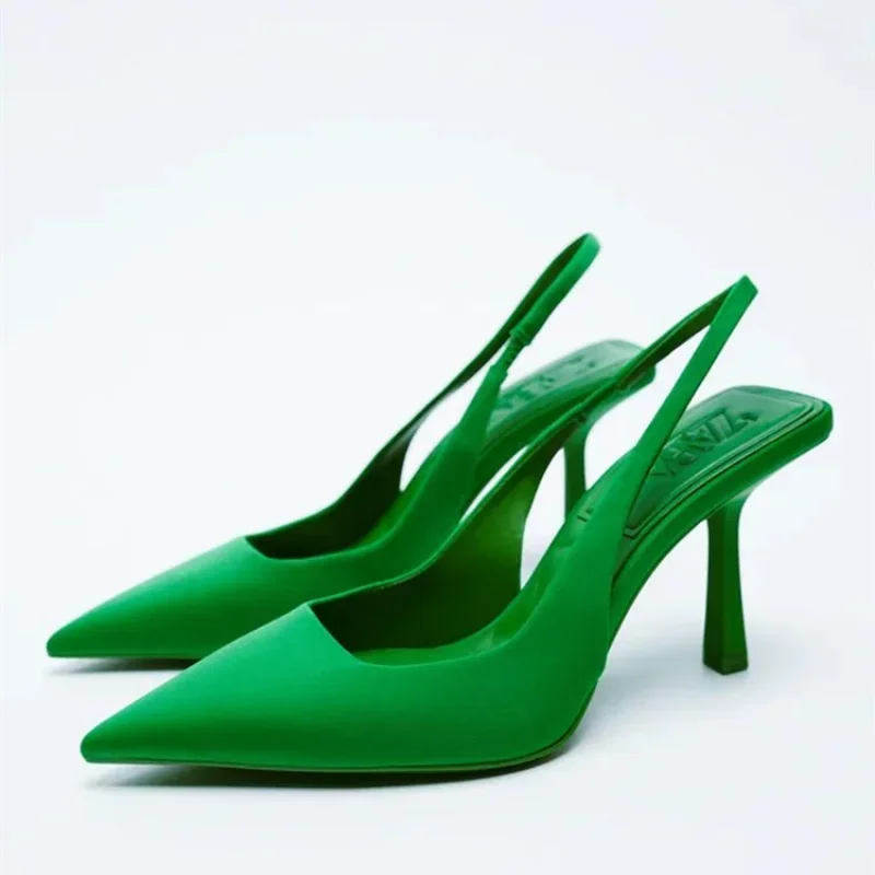 New Women Fashion Street Style Solid Color Pointed Toe Sexy Pumps Woman Stripper Sandals High Heels Female Shoes Zapatos Mujer
