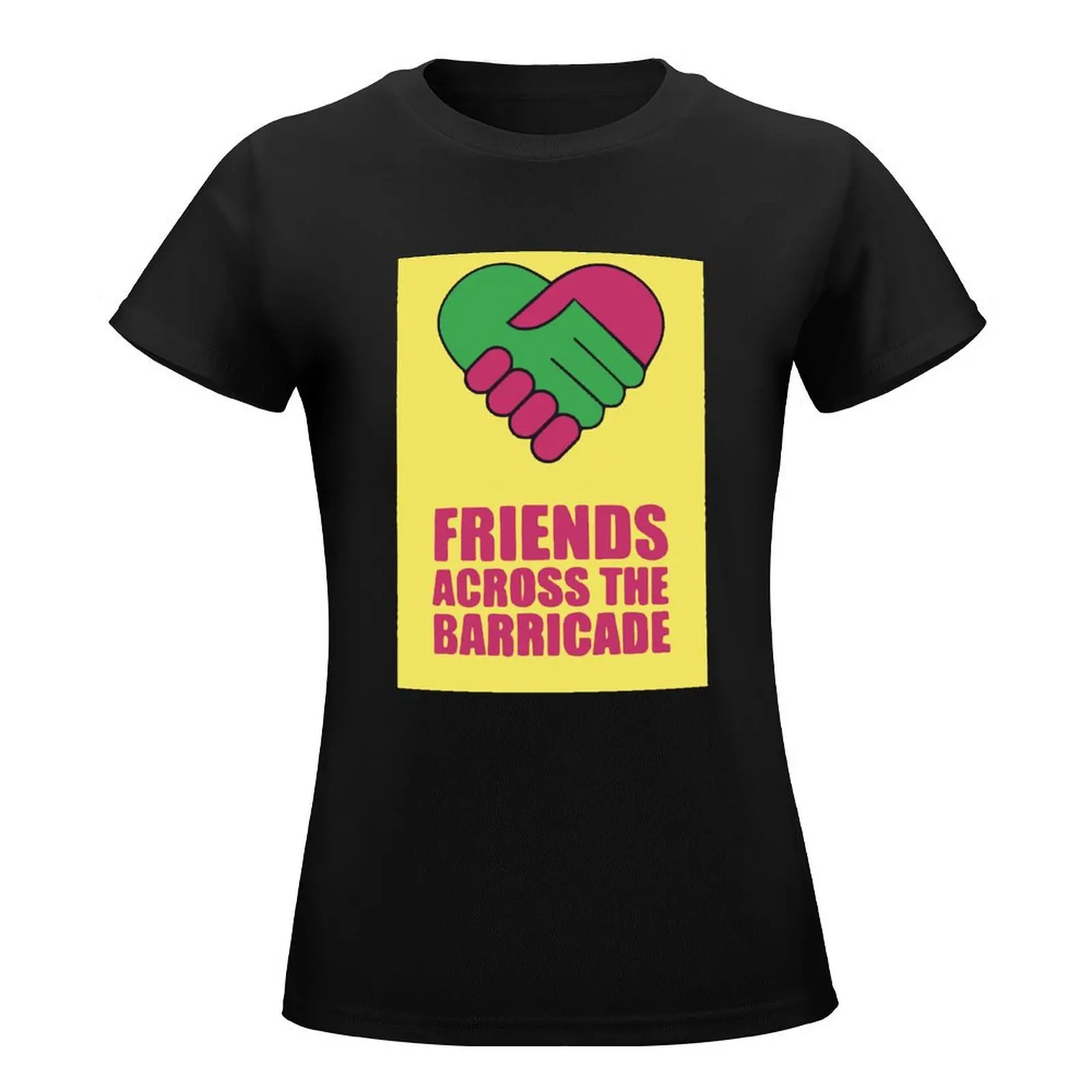 Great Model Derry Girls Friends Across The Barricade Awesome For Movie Fan T-Shirt tees western t shirts for Women