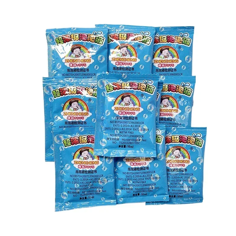 1-10pcs Bubble Machine เติมสี Bubble Concentrate 10pcs ≈ 500ml Bubble Gun เติม