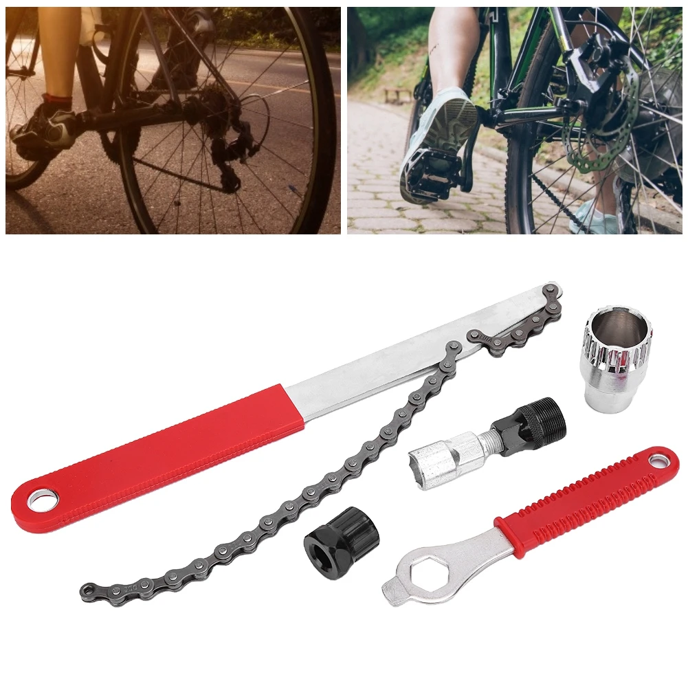 G501 Bicycle Repair Tool Bracket/Flywheel/Chain/Crank Remover Fine Workmanship Easy Using Durable Multifunction Bike Accessory