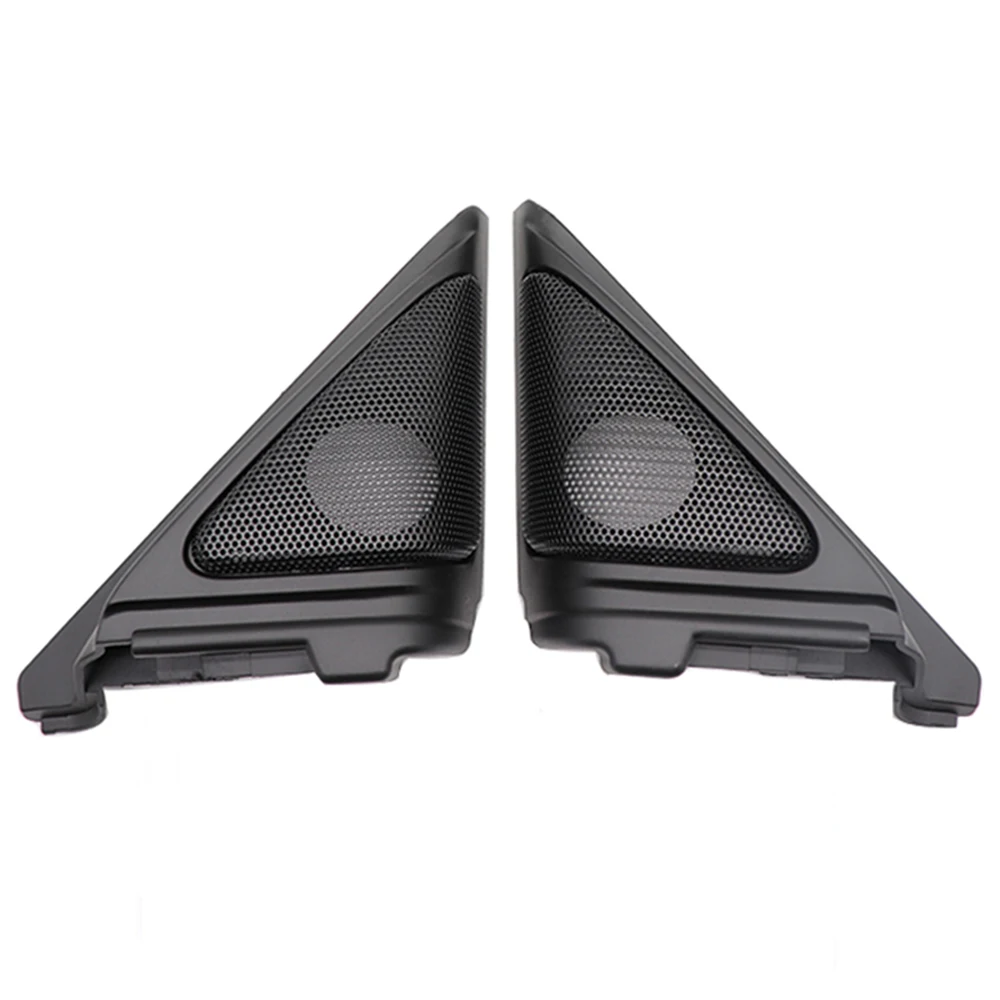 

2pcs Car Door Panel Audio Horn Speaker Tweeter Triangle Cover Case Loudspeaker Trim for Honda Accord 10th 2018 2019