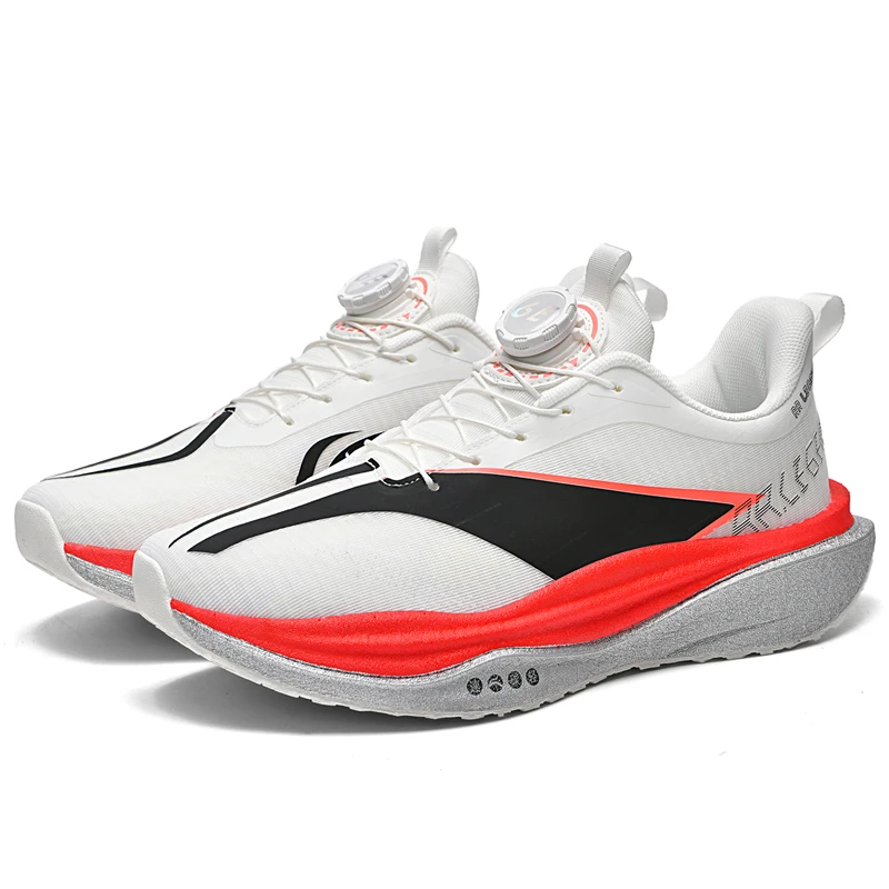 

Мужские спортивные кроссовки, легкие гоночные беговые кроссовки с карбоновой пластиной, зимние, с амортизацией, противоскользящие, износостойкие, дышащие