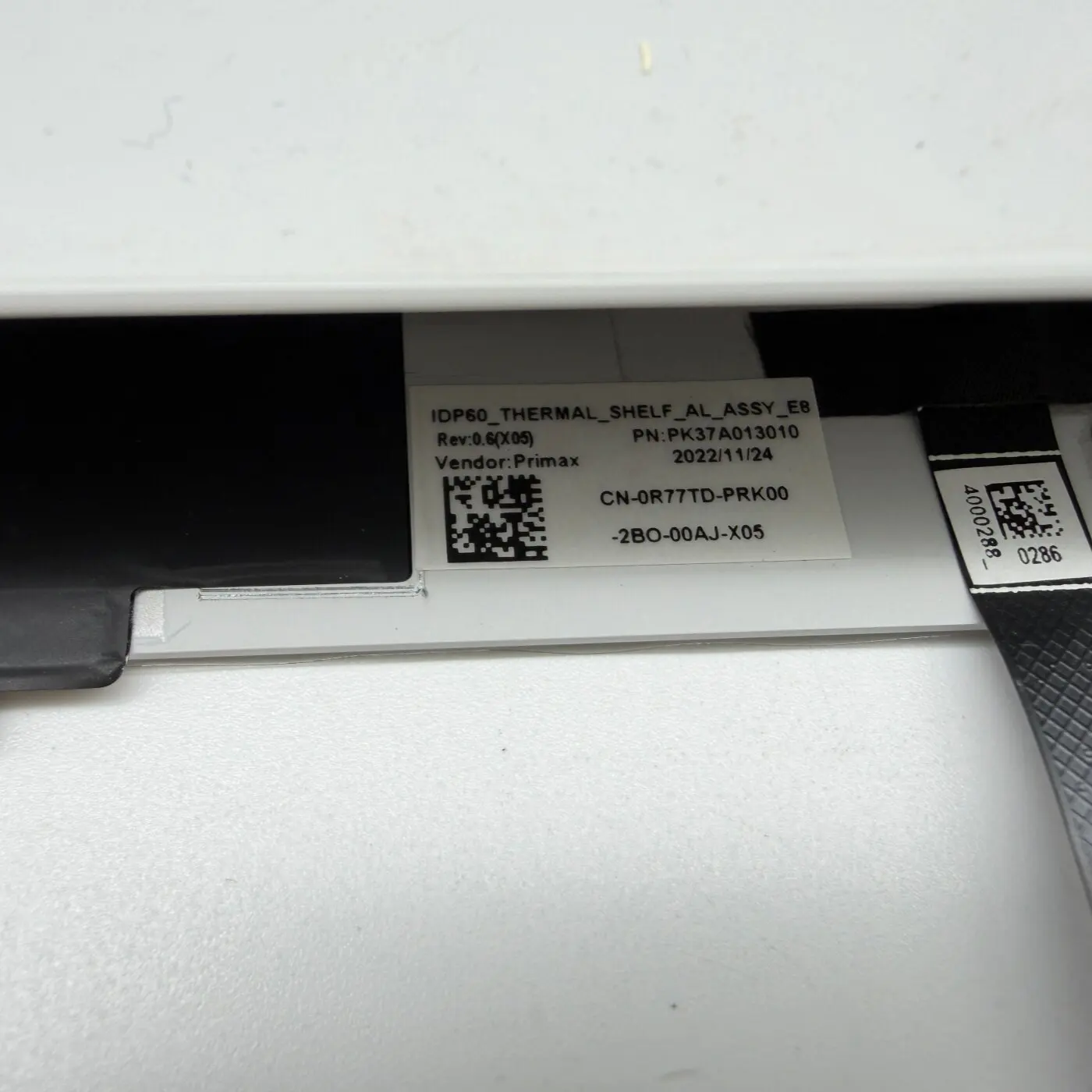 For Dell Alienware X16 R1 R2 mechanical model, out of trend heat dissipation, bead 0R77TD