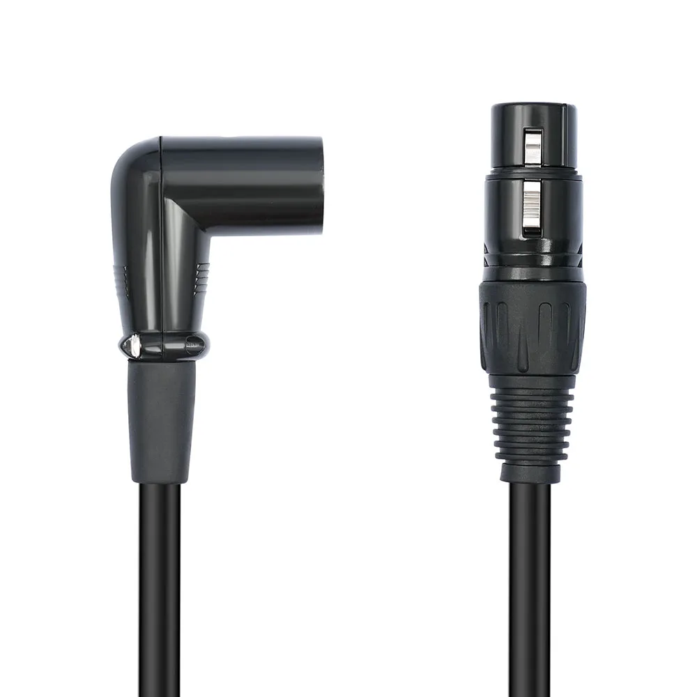 

Chip Metal Shell 90 Degree Turn Three Core Canon XLR Revolving Canon Mother Mixing Console Microphone Cable