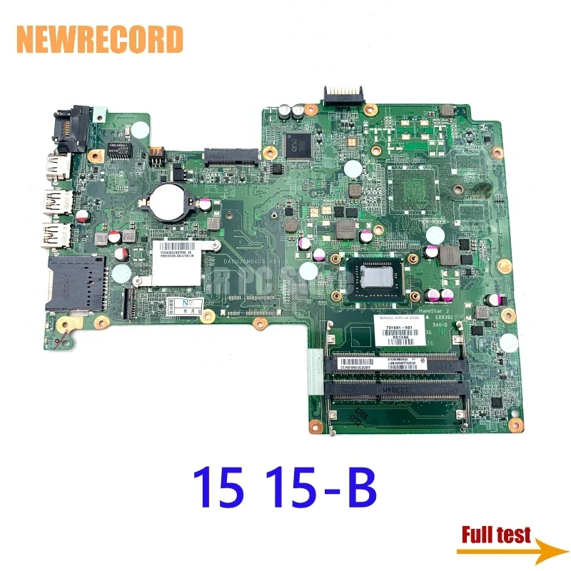 

For HP Pavilion 15 15-B Laptop Motherboard 701691-001 701691-501 DA0U36MB6D0 SJTNV HM70 DDR3 Main Board Full Test