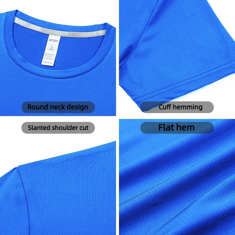 Summer Sport Gym T Shirt Men Quick Dry Running Bodybuilding Shirts Men Short Sleeve Fitness Tops Oversized Brazil T-Shirt Jersey