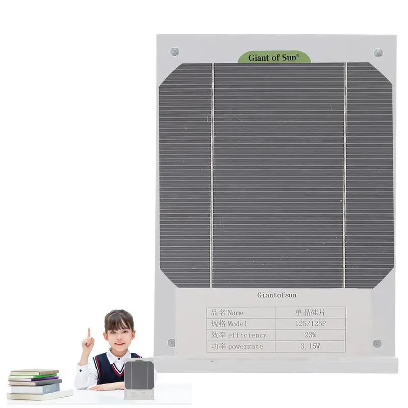 Small Solar Panels Transparent Design Solar Panel Accessories Epoxy Plate & Innovative Bracket Design For Optimal Charging