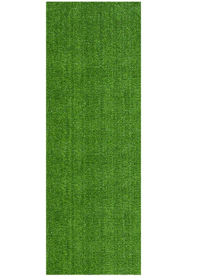 

Waterproof 3x10 Indoor/Outdoor Artificial Grass Rug for Patio Pet Deck, 2'7" x 9'10", Green