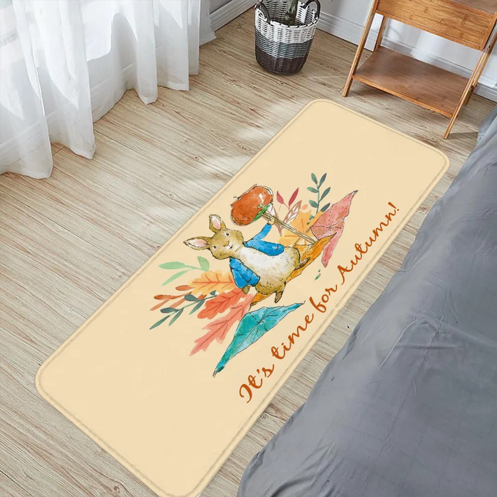 Peter Rabbit Mat for Hallway Cute Rug Bath Mats Living Room Floor Carpet Custom Entrance Doormat Carpets Home Rugs Foot Kitchen