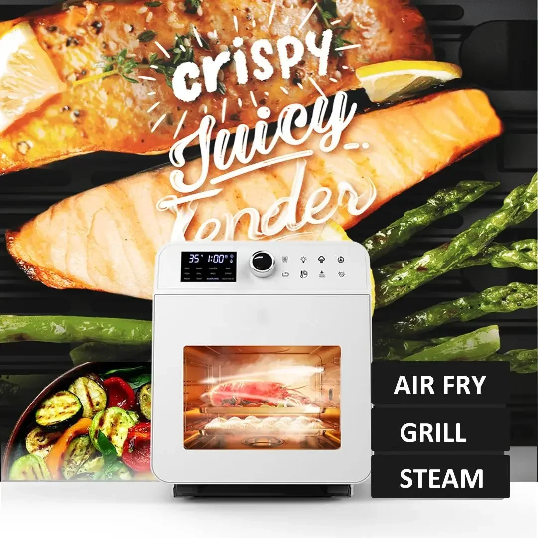 Hot Steam No Oil Air Fryer Ovens Stainless Steel Liner for Kitchen Electric Digital Freidora De Aire