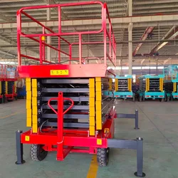 YG High Quality Electric Scissor Lift Platform Table Contruction Semi Automatic Lifting Platform Machine Price for Saudi Arabia