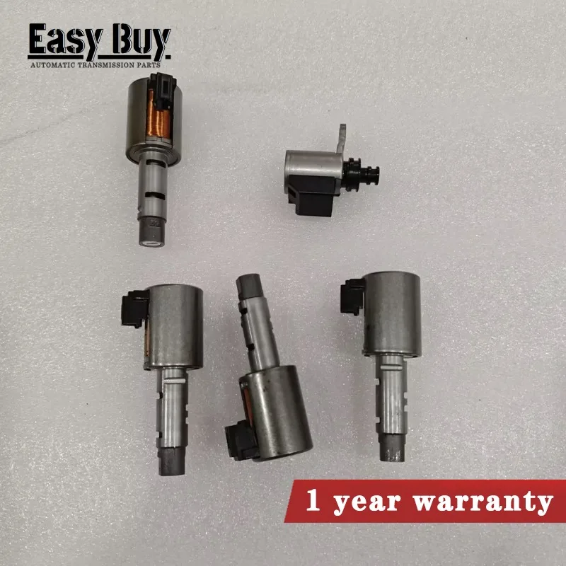 JF015 Válvula Solenoide de Transmissão CVT de Alta Qualidade JF015E RE0F11A (5 Peças) Compatível com Nissan Note Sentra 12-up