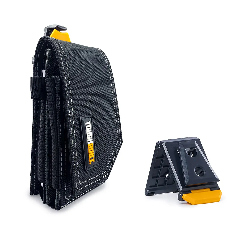 1pc TOUGHBUILT Durable Polyester Smartphone Pouch with Notebook & Pencil Holder,  Tool Organizer