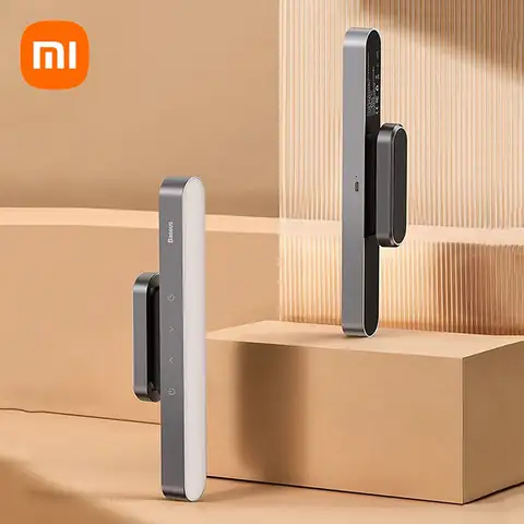 샤오미 Baseus 마그네틱 테이블 램프, 밝기 조절, 기숙사 캐비닛 조명, LED 책상 램프, 독서용 충전식 야간 조명 샤오미 Baseus 마그네틱 테이블 램프, 밝기 조절, 기숙사 캐비닛 조명, LED 책상 램프, 독서용 충전식 야간 조명