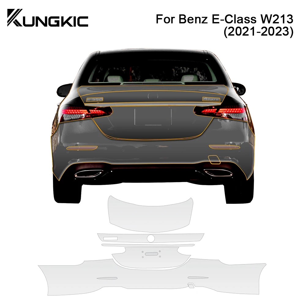 

Pre Cut for Mercedes Benz E Class W213 2021 2022 2023 PPF Paint Protection Film Clear Anti Scratch Transparent Sticker 8.5mil