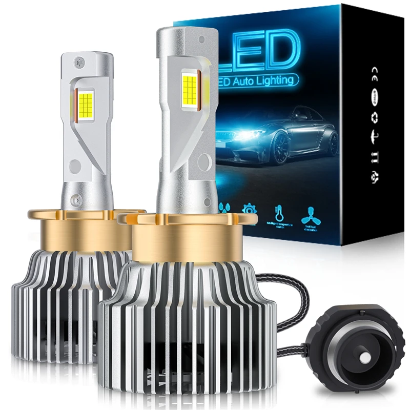 

2Pcs Led Lights For Car D4S Led D2R D2S Xenon Canbus Bulb 200000Lm Headlight 150W Lamps D4R Hid Kit Xeon Replacement Headlamps