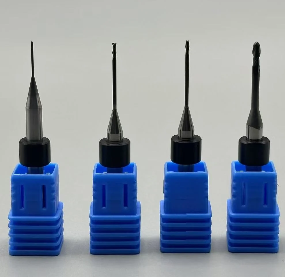 Xtcera X-mill 500 /580 Zirconia Shank DC Diamond Coating Milling Cutter Diameter 2.0/1.0/0.6mm DrillDental Milling Burs