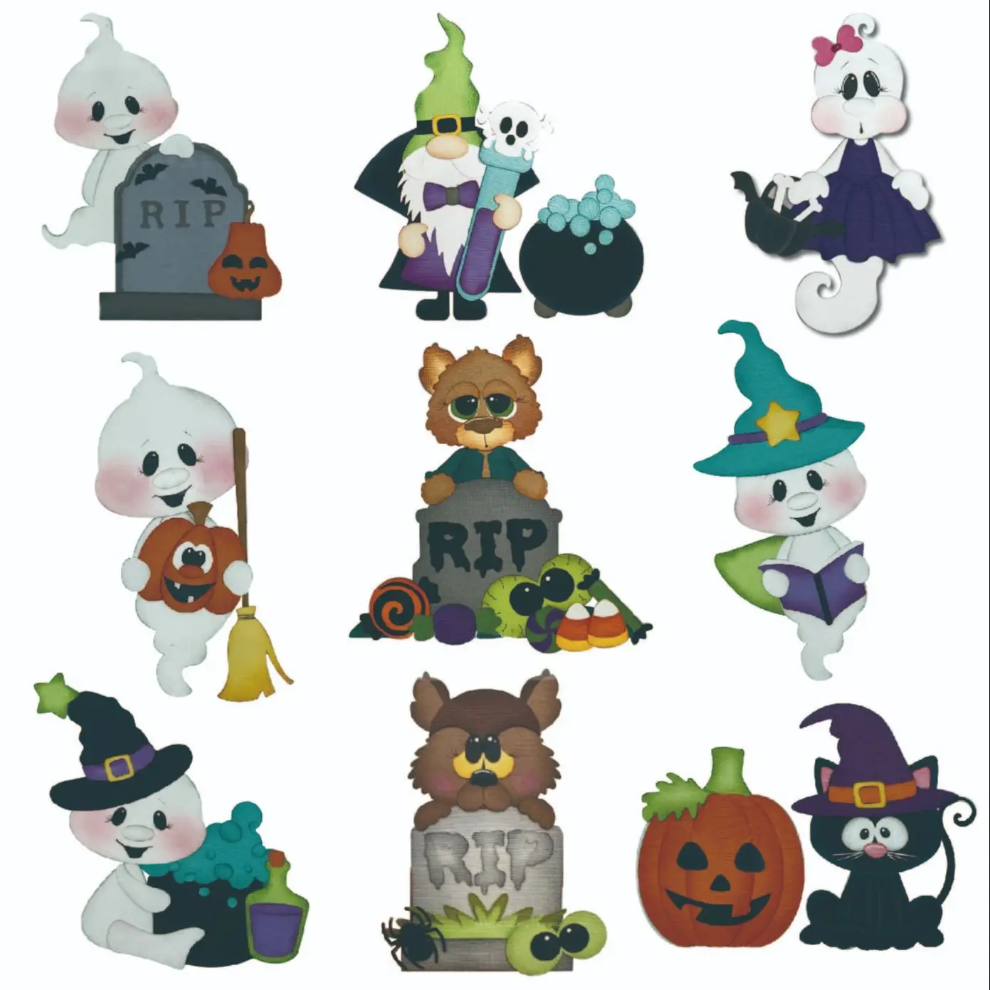 Halloween Ghost Tombston Emboss Metal Cutting Dies, Modelo para Scrapbooking, Cartão, Handmad morre, Decorar, Novo, 2023